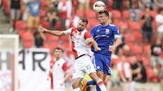 Přípravné fotbalové utkání: Slavia Praha - Slovan Bratislava. Josef Hušbauer ze... Přípravné fotbalové utkání: Slavia Praha - Slovan Bratislava. Josef Hušbauer ze...