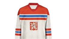 Dres eskoslovenské hokejové reprezentace z roku 1938.