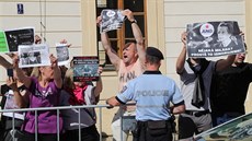 Demonstrace proti jmenování vlády premiéra Andreje Babiše, opřené o hlasy... Demonstrace proti jmenování vlády premiéra Andreje Babiše, opřené o hlasy...