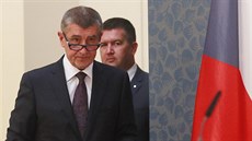 Andrej Babiš a Jan Hamáček na tiskové konferenci krátce po jmenování vlády.... Andrej Babiš a Jan Hamáček na tiskové konferenci krátce po jmenování vlády....