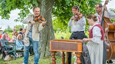 Patron festivalu Pavel Šporcl si zahrál s Cimbálovou muzikou Antonína Stehlíka... Patron festivalu Pavel Šporcl si zahrál s Cimbálovou muzikou Antonína Stehlíka...