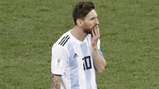 CO SE TO PROBOHA STALO Argentinský kapitán Lionel Messi během utkání na... CO SE TO PROBOHA STALO Argentinský kapitán Lionel Messi během utkání na...