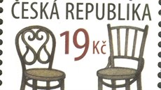 Příležitostná poštovní známka připomíná tradici výroby ohýbaného nábytku. Příležitostná poštovní známka připomíná tradici výroby ohýbaného nábytku.
