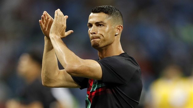 Portugalec Cristiano Ronaldo dorazil na hit ped osmifinle MS proti Uruguayi.