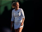 esk tenistka Kateina Siniakov porazila v prvnm kole Wimbledonu Amerianku...