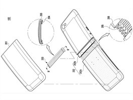 Bude takto vypadat Galaxy X s ohebným displejem?