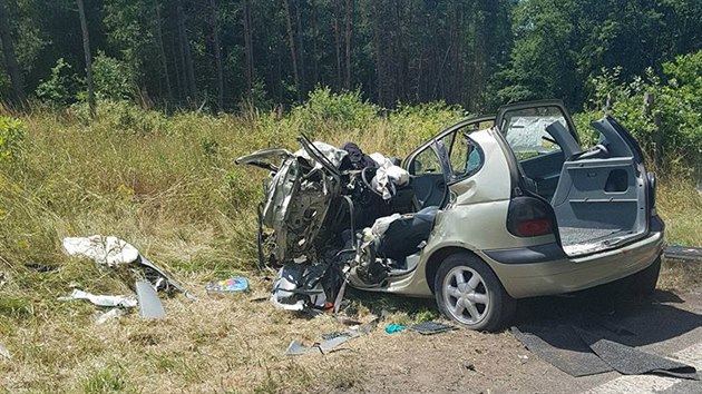 Nehoda si vydala jeden lidsk ivot a jedno stedn tk zrann.