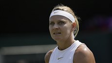 Lucie afáová ve tetím kole Wimbledonu.