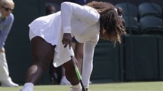 Serena Williamsová ve tetím kole Wimbledonu.