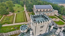 Turisté si po rekonstrukci mohou opt uít výhled z ve zámku Hluboká nad...