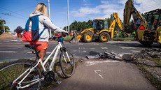 V Hradci Králové začala oprava křižovatky Brněnská (2.7.2018). V Hradci Králové začala oprava křižovatky Brněnská (2.7.2018).