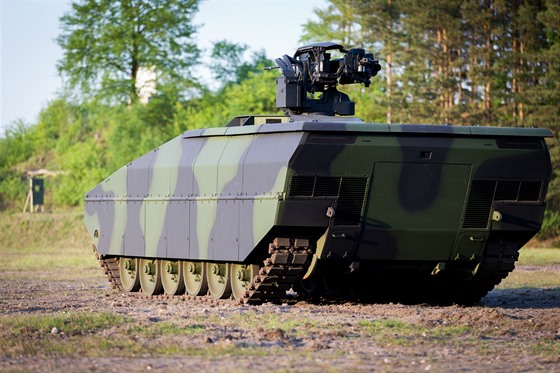 Nmecká zbrojovka Rheinmetall nabídla do tendru vozidlo Lynx.