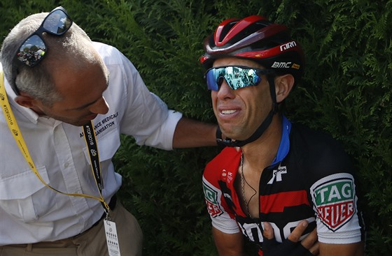 Jeden z favorit Richie Porte skonil kvli zrann na Tour de France 2018...