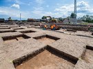 Archeologov nali na rekonstruovanm ndra v Jaromi cenn pedmty z doby...