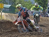 VELKÁ CENA ČESKÉ REPUBLIKY. V závodě 2017 kategorie MXGP pronásleduje Itala... VELKÁ CENA ČESKÉ REPUBLIKY. V závodě 2017 kategorie MXGP pronásleduje Itala...