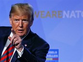 Americký prezident Donald Trump na summitu NATO v Bruselu Americký prezident Donald Trump na summitu NATO v Bruselu