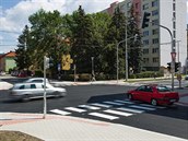 Křižovatku ulic Pekárenská a Jírovcova v Českých Budějovicích nově řídí semafory Křižovatku ulic Pekárenská a Jírovcova v Českých Budějovicích nově řídí semafory