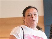 Zlínská advokátka Marcela Tobolová u krajského soudu. Zlínská advokátka Marcela Tobolová u krajského soudu.