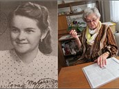 Pamětnice Miroslava Chmelíková chodila do školy kousek od kostela, kde se v... Pamětnice Miroslava Chmelíková chodila do školy kousek od kostela, kde se v...