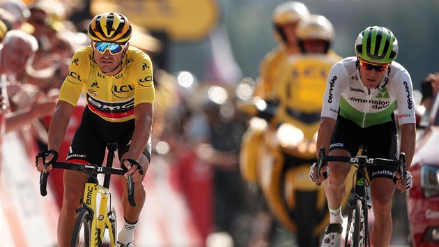 DAL DEN VE LUTM. Greg van Avermaet udrel lut trikot na Tour i po dest etap.