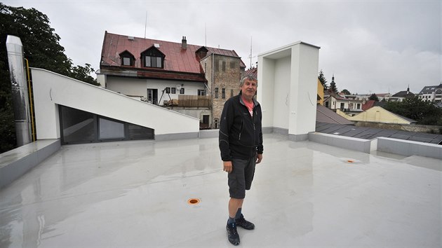 Novoměstský pivovar Hejkal vznikl na dvoře restaurace Sport ve Žďárské ulici. Na střeše by mohla být i letní terasa.