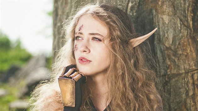 Cosplayerka Alena Klimeck jako Kassia ze svta World of Warcraft