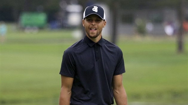 Stephen Curry na golfovm turnaji American Century Championship