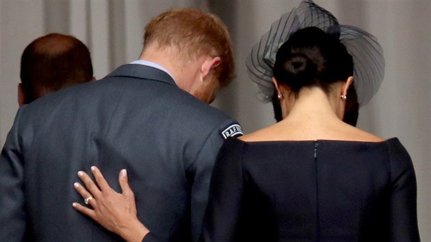 Princ Harry a vvodkyn Meghan (Londn, 10. ervence 2018)
