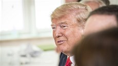 Americký prezident Donald Trump na setkání s finským protějškem Saulim... Americký prezident Donald Trump na setkání s finským protějškem Saulim...