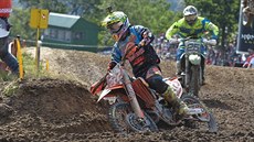 VELKÁ CENA ČESKÉ REPUBLIKY. V závodě 2017 kategorie MXGP pronásleduje Itala... VELKÁ CENA ČESKÉ REPUBLIKY. V závodě 2017 kategorie MXGP pronásleduje Itala...