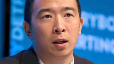 Americký byznysmen Andrew Yang Americký byznysmen Andrew Yang