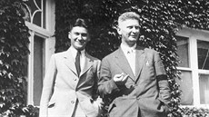 Jan Antonín Baa (vpravo) a Tomá Baa jr. na snímku z roku 1932