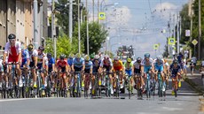 Momentka z evropského šampionátu v silniční cyklistice. Momentka z evropského šampionátu v silniční cyklistice.