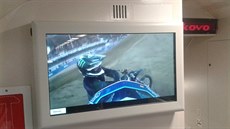 V příměstském vlaku CityElefant od Českých drah se objevily televizní obrazovky V příměstském vlaku CityElefant od Českých drah se objevily televizní obrazovky