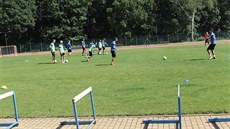 V atletickém areálu Bažantnice Duchcov je veřejné hřiště. Trénovali zde... V atletickém areálu Bažantnice Duchcov je veřejné hřiště. Trénovali zde...