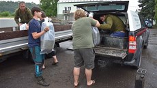 Mladé úhoře říční vysadili rybáři v Ústeckém a Libereckém kraji. Vypustili 61... Mladé úhoře říční vysadili rybáři v Ústeckém a Libereckém kraji. Vypustili 61...