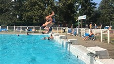 Koupaliště v Bystřici pod Hostýnem. Koupaliště v Bystřici pod Hostýnem.