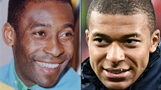 Legendární brazilský fotbalista Pelé (vlevo) byl v průběhu uplynulého MS často... Legendární brazilský fotbalista Pelé (vlevo) byl v průběhu uplynulého MS často...