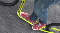 Většinu trasy jede člověk z kopce, jeden úsek je po rovině a pár desítek metrů... Většinu trasy jede člověk z kopce, jeden úsek je po rovině a pár desítek metrů...
