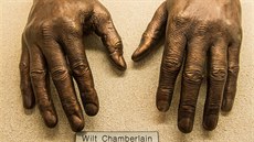 Slavné ruce. Wilt Chamberlain si nechal odlít ruce z bronzu. Slavné ruce. Wilt Chamberlain si nechal odlít ruce z bronzu.