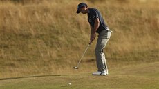 Kevin Kisner během třetího kola golfového British Open Kevin Kisner během třetího kola golfového British Open