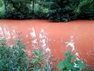 Labe u Debrného po úterní bouřce Labe u Debrného po úterní bouřce