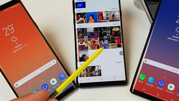 Samsung Note 9 na premiéře v New Yorku Samsung Note 9 na premiéře v New Yorku