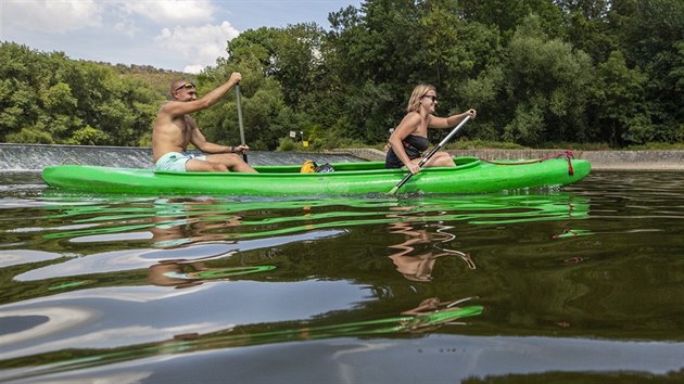 Vodci na Berounce u Karltejna (2. srpna 2018)