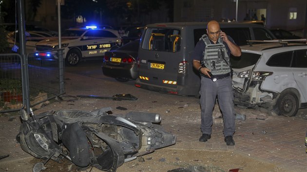 Na zem Izraele bylo od stedenho veera vypleno pes 150 raket z palestinskho Psma Gazy. (7. 8. 2018)