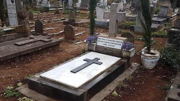 Etiopsk hrob eskho prvnho experta Frantika Rouka po rekonstrukci.