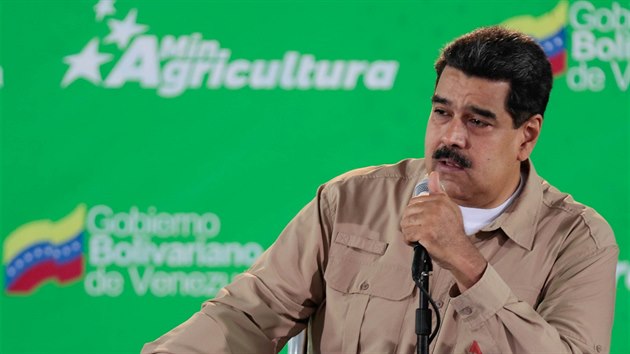 Maduro hovo v Caracasu na setkn se zstupci farm. (2.srpna.2018)