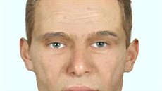 Identikit hledaného muže. Identikit hledaného muže.