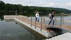 Nové molo je jednou z řady atrakcí, kterou se může chlubit lanškrounský areál. Nové molo je jednou z řady atrakcí, kterou se může chlubit lanškrounský areál.