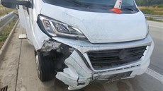 Na dálnici D1 havaroval u Hranic cizinec s karavanem. Podle něj nehodu zavinil... Na dálnici D1 havaroval u Hranic cizinec s karavanem. Podle něj nehodu zavinil...